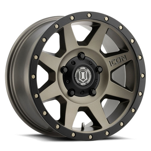 Main image for ICON Rebound 18x9 5x150 25mm Offset 6in BS 110.1mm Bore Bronze Wheel Main image for ICON Rebound 18x9 5x150 25mm Offset 6in BS 110.1mm Bore Bronze Wheel