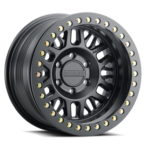 Main image for Raceline RT951B Ryno 17x9in / 5x127 BP / -38mm Offset / 83.82mm Bore - Satin Black Beadlock Wheel