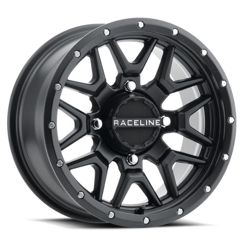 Main image for Raceline A94B Krank 14x7in / 4x156 BP / 10mm Offset / 132.5mm Bore - Satin Black Wheel