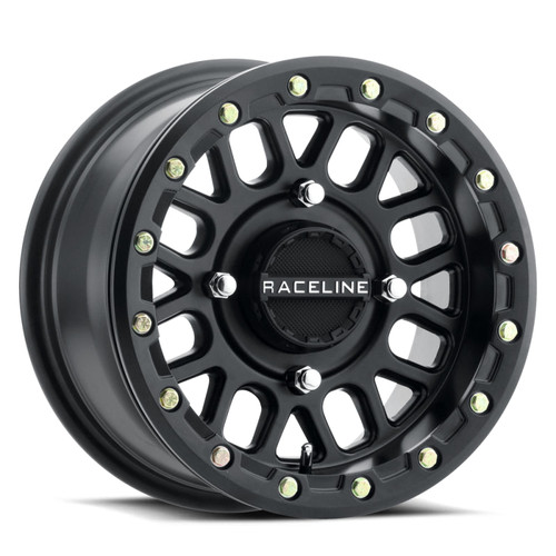 Main image for Raceline A92B Podium 14x7in / 4x137 BP / 10mm Offset / 110.18mm Bore - Satin Black Beadlock Wheel