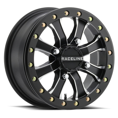 Main image for Raceline A71MB Mamba 15x6in / 4x156 BP / 40mm Offset / 132.5mm Bore- Black & Machined Beadlock Wheel Main image for Raceline A71MB Mamba 15x6in / 4x156 BP / 40mm Offset / 132.5mm Bore- Black & Machined Beadlock Wheel