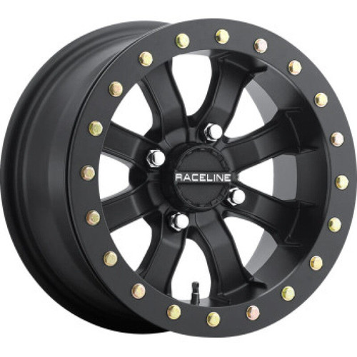 Main image for Raceline A71B Mamba 14x10in / 4x137 BP / 5+5 0mm Offset / 110.18mm Bore - Satin Black Beadlock Wheel