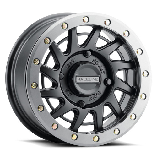 Main image for Raceline A12BG Squad 15x7in/4x156 BP/10mm Offset/132.5mm Bore - Black & Gunmetal Ring Beadlock Wheel