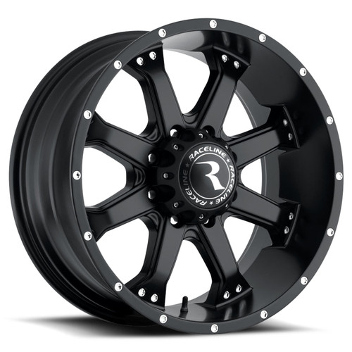 Main image for Raceline 991B Assault 20x9in / 8x165.1 BP / -12mm Offset / 125.2mm Bore - Satin Black Wheel