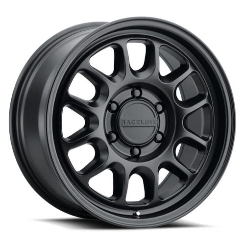 Main image for Raceline 958B Rogue 16x8in / 5x127 BP / 0mm Offset / 78.1mm Bore - Satin Black Wheel