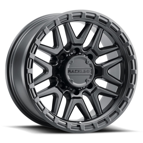 Main image for Raceline 953B Krank 18x9in / 5x150 BP / 18mm Offset / 110.3mm Bore - Satin Black Wheel