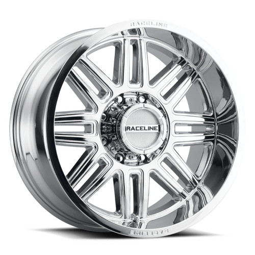 Main image for Raceline 948C Split 18x9in / 5x127 BP / 18mm Offset / 78.1mm Bore - Chrome Wheel