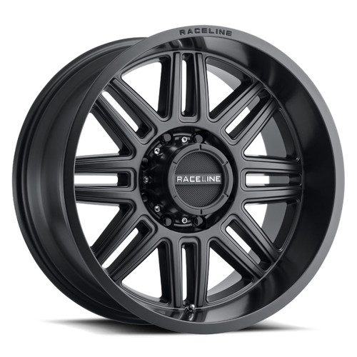 Main image for Raceline 948B Split 20x9in / 8x165.1 BP / 0mm Offset / 125.2mm Bore - Satin Black Wheel