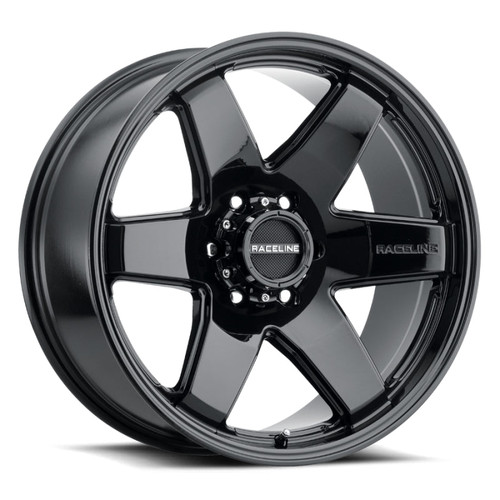 Main image for Raceline 942B Addict 20x8.5in / 6x120 BP / 15mm Offset / 67.1mm Bore - Gloss Black Wheel