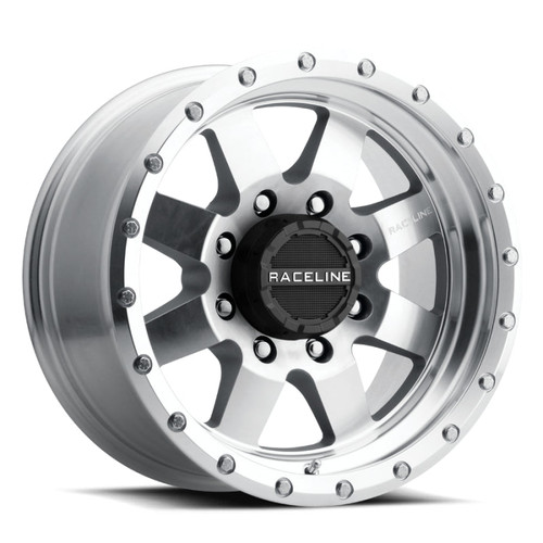 Main image for Raceline 935MC Defender 17x9in / 8x170 BP / 0mm Offset / 130.81mm Bore - Machined Wheel