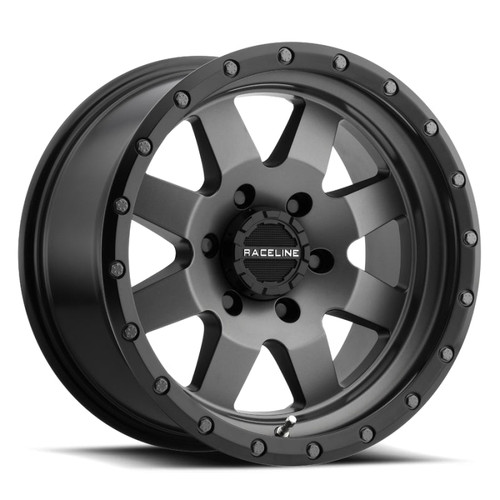 Main image for Raceline 935G Defender 17x9in / 5x127 BP / -12mm Offset / 83.82mm Bore - Gunmetal Wheel