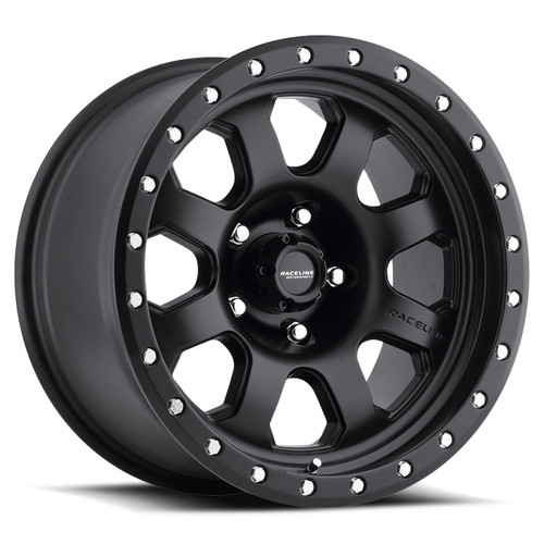 Main image for Raceline 929B Avenger 17x9in / 8X165.1 BP / 20mm Offset / 130.81mm Bore - Satin Black Wheel