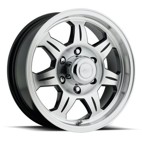 Main image for Raceline 870 Element 16x6in / 6x139.7 BP / 0mm Offset / 4.25mm Bore - Black & Machined Wheel