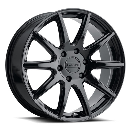 Main image for Raceline 159B Spike 22x9.5in / 6x135 BP / 35mm Offset / 87.1mm Bore - Gloss Black Wheel