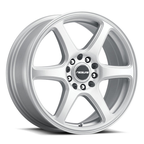 Main image for Raceline 146S Matrix 18x8in / 5x100/5x114.3 BP / 40mm Offset / 72.62mm Bore - Gloss Silver Wheel