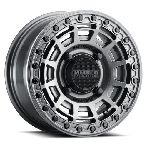 Main image for Method MR415 Beadlock 15x7 / 5+2/38mm Offset / 4x136 / 106mm CB Graphite Wheel - Gloss Graphite Ring