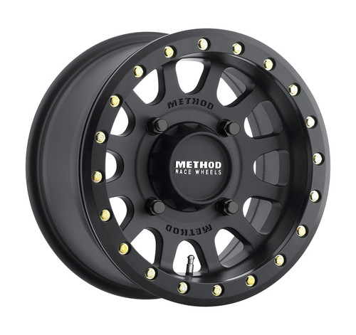 Main image for Method MR401 UTV Beadlock 14x7 / 5+2/38mm Offset / 4x156 / 132mm CB Matte Black Wheel