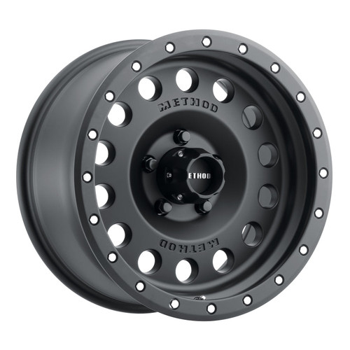 Main image for Method MR307 Hole 17x8.5 0mm Offset 5x5 94mm CB Matte Black Wheel