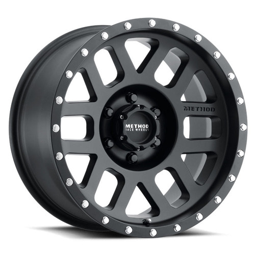 Main image for Method MR306 Mesh 17x8.5 0mm Offset 6x135 94mm CB Matte Black Wheel Main image for Method MR306 Mesh 17x8.5 0mm Offset 6x135 94mm CB Matte Black Wheel