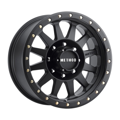 Main image for Method MR304 Double Standard 20x10 -18mm Offset 8x6.5 130.81mm CB Matte Black Wheel