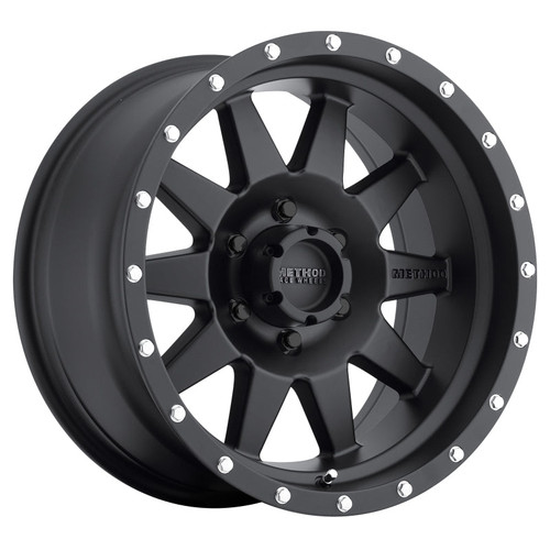 Main image for Method MR301 The Standard 18x9 +18mm Offset 6x135 94mm CB Matte Black Wheel