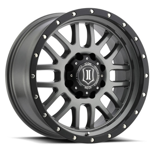 Main image for ICON Alpha 20x9 8x170 0mm Offset 5in BS 125.2mm Bore Gun Metal Wheel