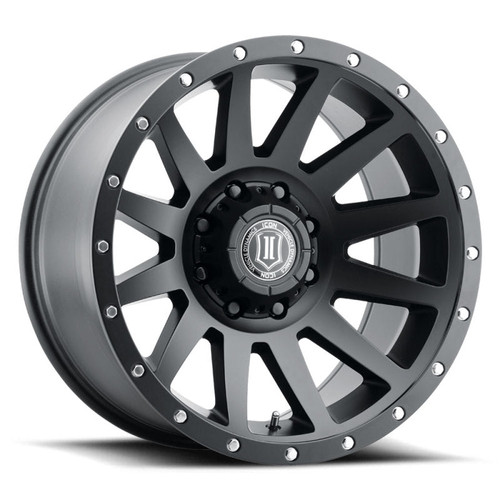 Main image for ICON Compression 20x10 8x6.5 -19mm Offset 4.75in BS 121.4mm Bore Satin Black Wheel