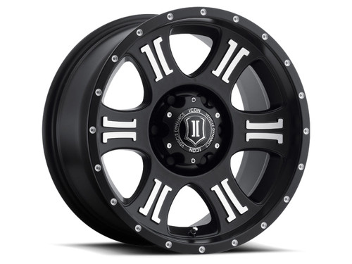 Main image for ICON Shield 17x8.5 5x5 0mm Offset 4.75in BS 71.5mm Bore Satin Black/Machined Wheel Main image for ICON Shield 17x8.5 5x5 0mm Offset 4.75in BS 71.5mm Bore Satin Black/Machined Wheel