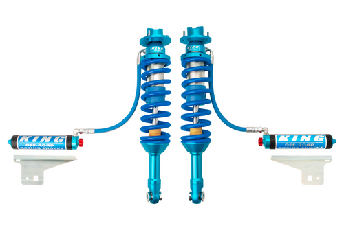 Main image for King Shocks 10-14 Ford F150 Raptor 4WD Front 3.0 Dia Remote Reservoir Coilover w/Adjuster (Pair)