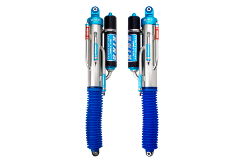 Main image for King Shocks 10-14 Ford F150 Raptor 4WD Rear 3.0 Dia Bypass Piggyback Shock w/Standard Fin Res (Pair)