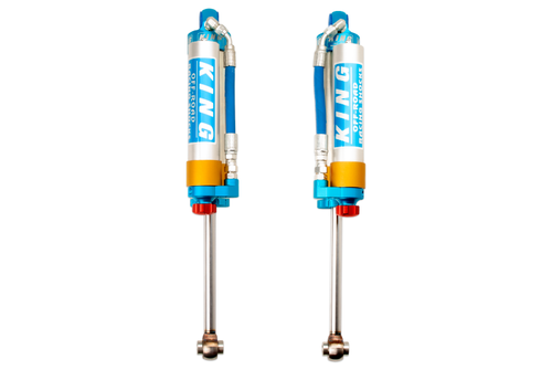 Main image for King Shocks 2005+ Nissan Frontier Rear 2.5 Dia Piggy Hose Reservoir Shock w/Adjuster (Pair)