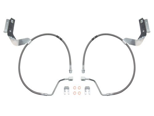 Main image for ICON 2017+ Ford F-250/F-350 Front 4.5 & 7in Extended SS Brake Line Kit