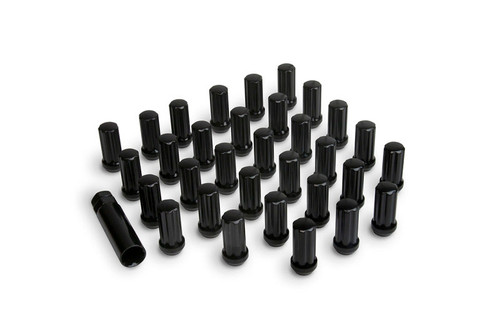 Main image for ICON Alloys Lug Nut Kit Black - 14x1.5 - 32 Lug Nuts w/ Key