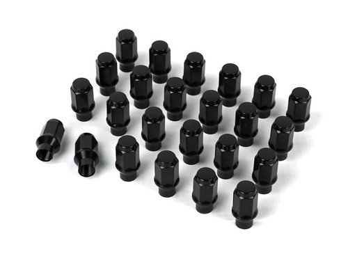 Main image for ICON Alloys Lug Nut Kit Black - 14x1.5 - 24 Lug Nuts w/ Custom Shank