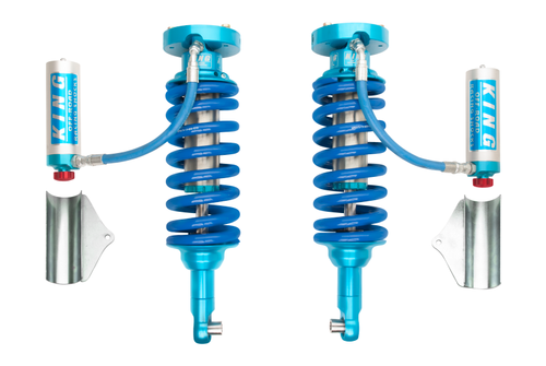 Main image for King Shocks 2016+ Nissan Titan XD Front 2.5 Dia Remote Reservoir Coilover w/Adjuster (Pair)