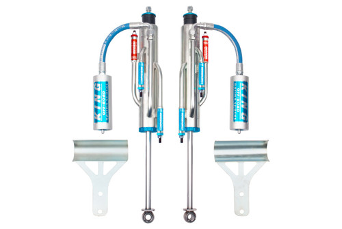 Main image for King Shocks 07-18 Jeep Wrangler JK Front 2.5 Dia Hose Remote Bypass Shock 0-2in Lift (Pair)