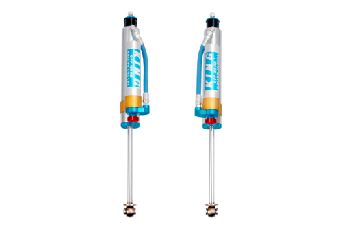 Additional image for King Shocks 07-18 Jeep Wrangler JK Front 2.5 Dia Piggy Hose Res Shock 0-2in Lift w/Adjuster (Pair)