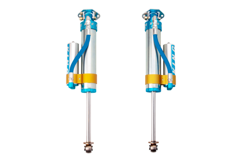 Main image for King Shocks 97-06 Jeep Wrangler TJ Rear 2.5 Dia Piggy Hose Reservoir Shock 3-5in Lift (Pair)