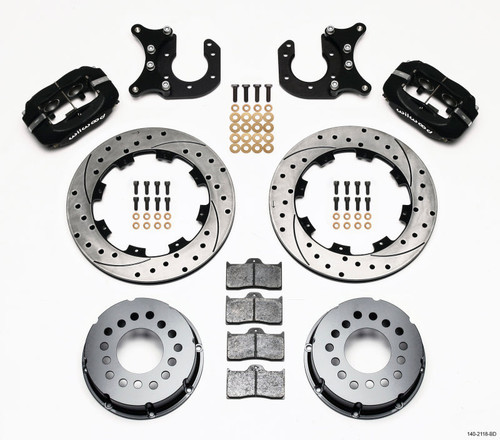 Main image for Wilwood Forged Dynalite P/S Rear Kit Drilled Rotor New Big Ford 2.50in Offset Main image for Wilwood Forged Dynalite P/S Rear Kit Drilled Rotor New Big Ford 2.50in Offset