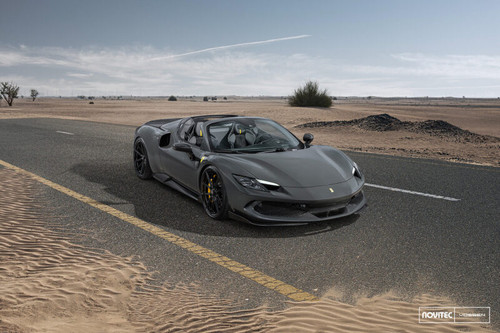 Vossen x Novitec NF10 21x9.5 ET:38 Gloss Black Ferrari 296 Front Wheel - F-AFP-332-F01-C25 Photo - Primary