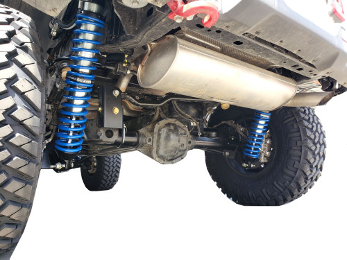 14" INCH TRAVEL EVO SPEC KING NV2514 REAR BOLT-ON 2.5" COILOVER KIT BLACK FOR JL WRANGLER