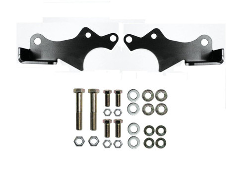 Main image for PROTEK FRONT SHOCK RELOCATION BRACKETS, BLACK FOR JL/JT