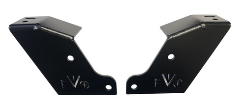 Main image for KSPEC Tube Bumper Side Light Mounting Bracket kit.  Black