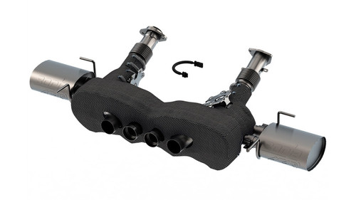 Borla 23-26 Chevrolet Corvette C8 Z06 5.5L V8 AT 3in ATAK Exhaust (Reuse OE Tips) - 140957 Photo - Close Up
