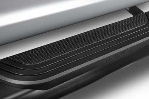 RealTruck 20-26 Ram 2500 / 3500 Crew Cab Traxio 4in Nerf Bars - Textured Black - NBF24-87202-26T Photo - Close Up