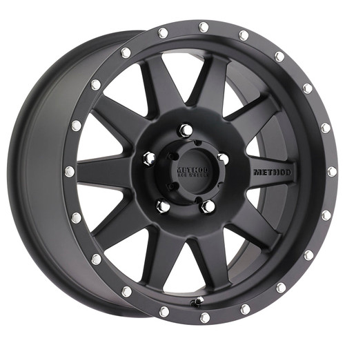 Main image for Method MR301 The Standard 18x9 -12mm Offset 5x5.5 108mm CB Matte Black Wheel