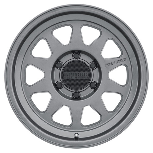 Main image for Method MR316 17x8.5 0mm Offset 6x5.5 106.25mm CB Gloss Titanium Wheel Main image for Method MR316 17x8.5 0mm Offset 6x5.5 106.25mm CB Gloss Titanium Wheel