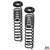 JK Wrangler Coils, 4 Door 3.5" / 2 Door 4.5" True Dual Rate Coils, Front
