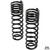 JK Wrangler Coils, 4 Door 3.5" / 2 Door 4.5" True Dual Rate™  Coils, Rear
