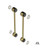 TJ/LJ Wrangler Sway Bar Link, 10.5", Rear